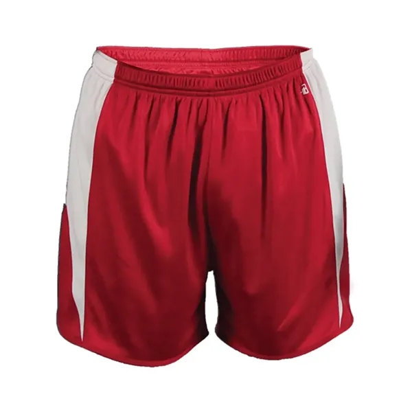 100% polyester youth short with moisture management, antimicrobial enhancement, and more.... from ASI 84358 S&S Activewear