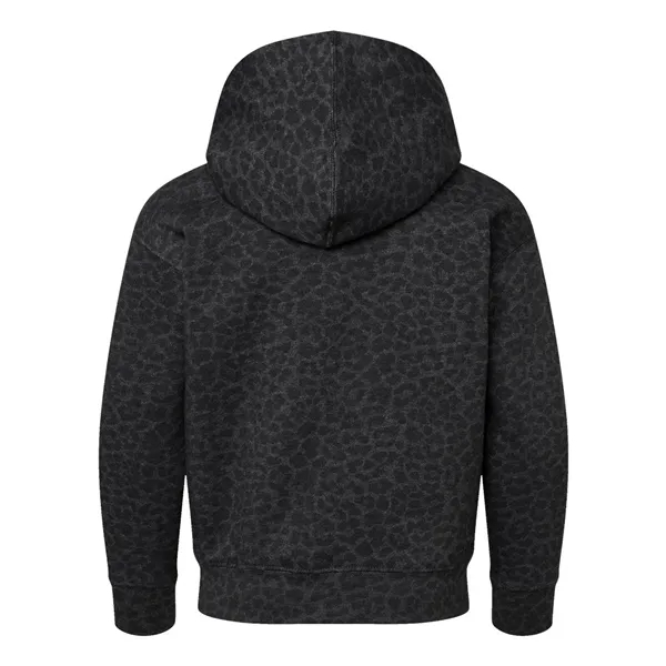 Youth pullover hooded sweatshirt made of 60/40 cotton/polyester fleece with coverstitched... from ASI 84358 S&S Activewear