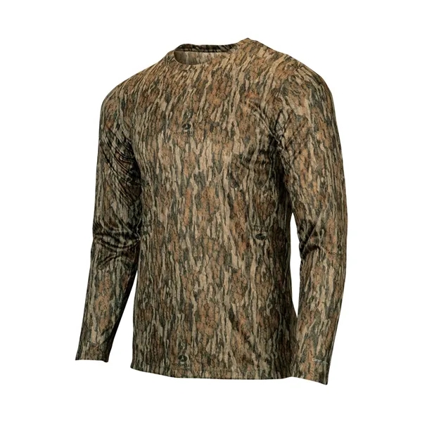 Paragon Oxford Performance Camo Print Long Sleeve T-Shirt... from ASI 84358 S&S Activewear