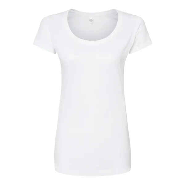 Tultex Women's Poly-Rich Scoop Neck T-Shirt... from ASI 84358 S&S Activewear