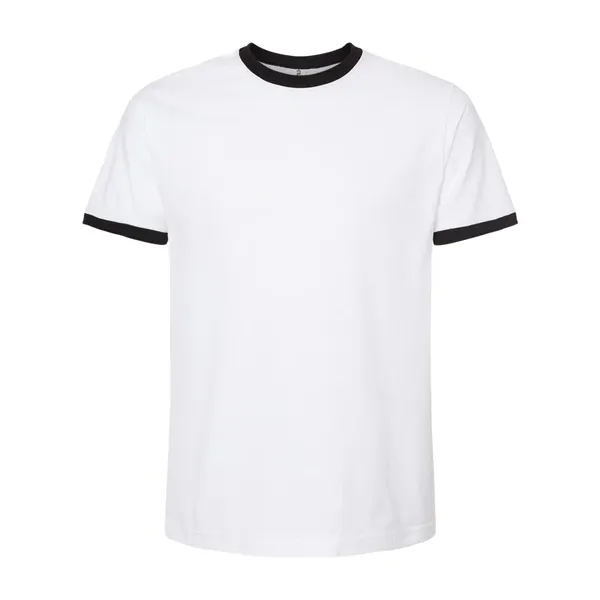Tultex Unisex Fine Jersey Ringer T-Shirt... from ASI 84358 S&S Activewear