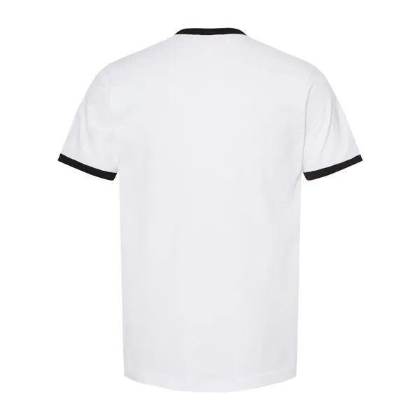 Tultex Unisex Fine Jersey Ringer T-Shirt... from ASI 84358 S&S Activewear