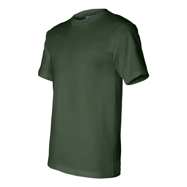 Adult pre-shrunk 100% cotton short sleeve t-shirt, union made. Blank product.... from ASI 84358 S&S Activewear