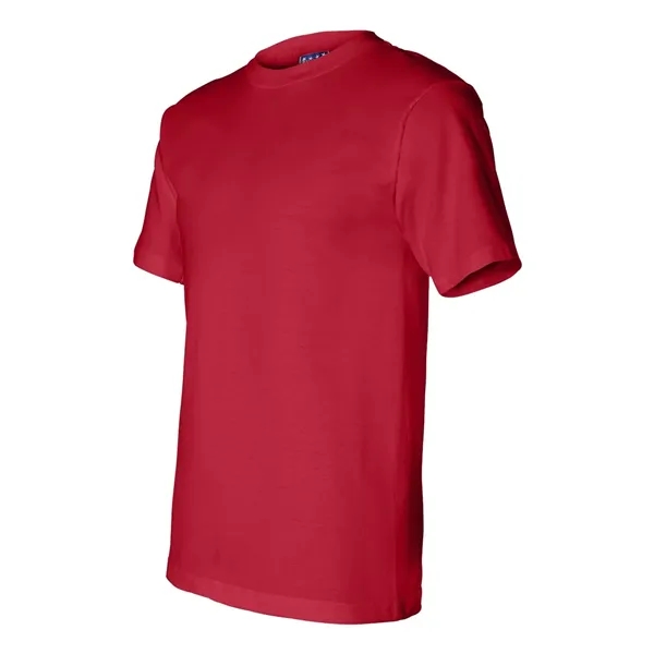 Adult pre-shrunk 100% cotton short sleeve t-shirt, union made. Blank product.... from ASI 84358 S&S Activewear