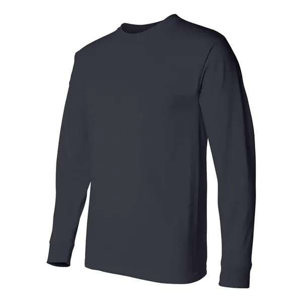 Adult pre-shrunk 100% cotton long sleeve t-shirt, union made. Blank product.... from ASI 84358 S&S Activewear