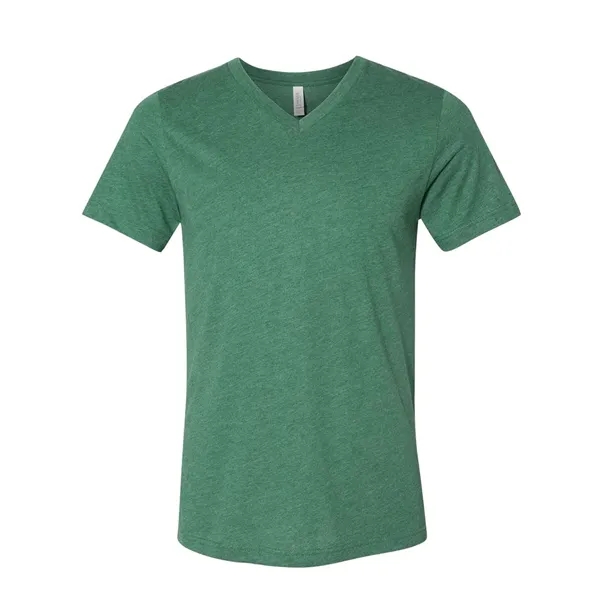 BELLA + CANVAS Unisex Heather CVC V-Neck Tee... from ASI 84358 S&S Activewear
