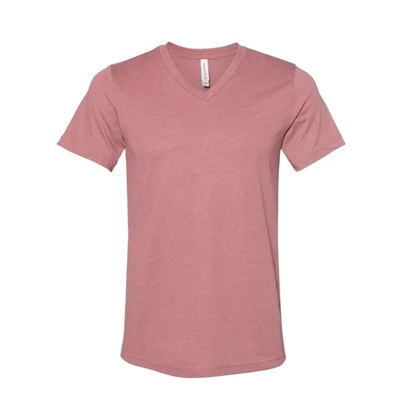 BELLA + CANVAS Unisex Heather CVC V-Neck Tee... from ASI 84358 S&S Activewear