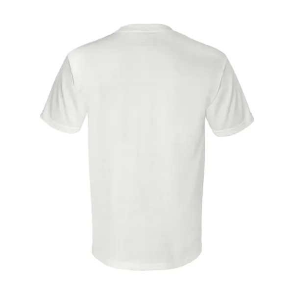 Adult pre-shrunk 100% cotton short sleeve t-shirt with a pocket, union... from ASI 84358 S&S Activewear