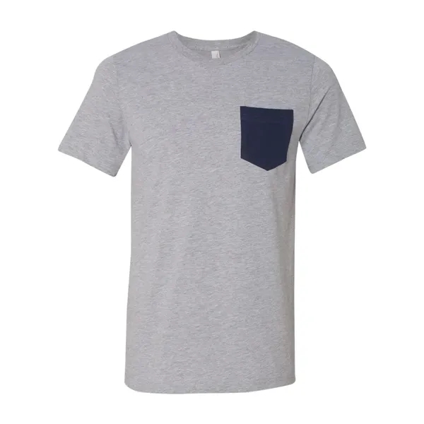Adult jersey pocket t-shirt. Blank product.... from ASI 84358 S&S Activewear