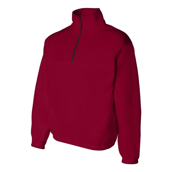 Polyester 1/4 zip fleece pullover. Blank product.... from ASI 84358 S&S Activewear