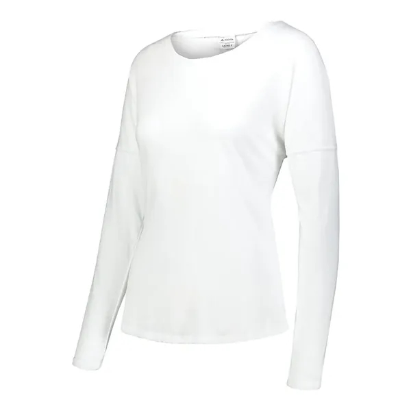 Augusta Sportswear Women's Lux Triblend Long Sleeve T-Shirt... from ASI 84358 S&S Activewear