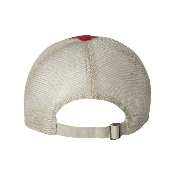 Ultra-soft contrast stitch mesh cap. Blank product.... from ASI 84358 S&S Activewear