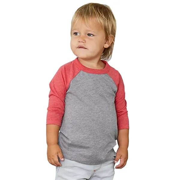 Toddler Three-Quarter Sleeve Baseball Tee... from ASI 84358 S&S Activewear
