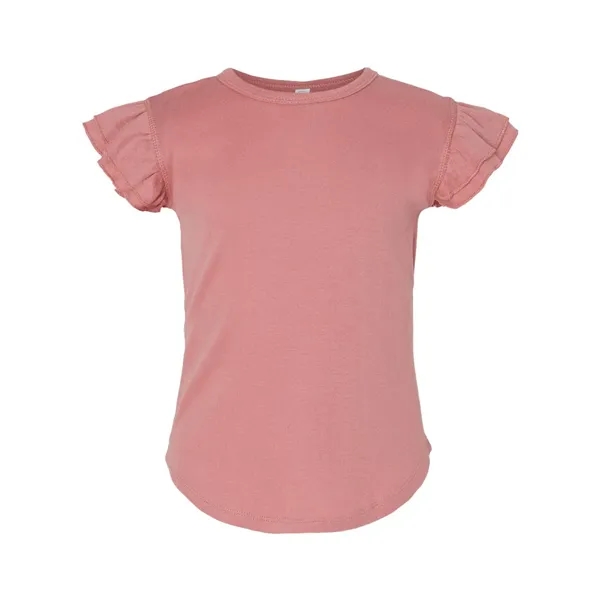 Rabbit Skins Toddler Flutter Sleeve Tee... from ASI 84358 S&S Activewear
