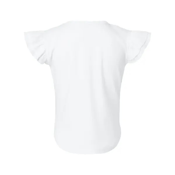 Rabbit Skins Toddler Flutter Sleeve Tee... from ASI 84358 S&S Activewear
