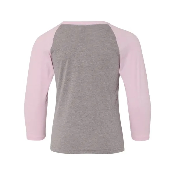 Youth CVC three-quarter sleeve raglan t-shirt with contrasting colors for body... from ASI 84358 S&S Activewear
