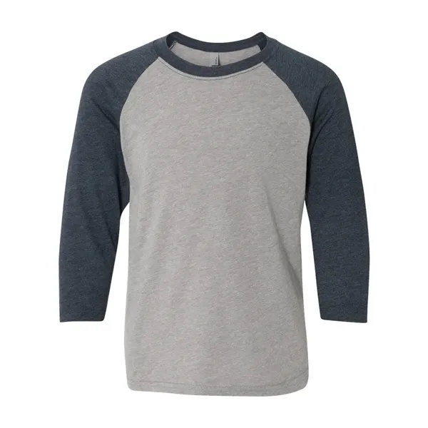 Youth CVC three-quarter sleeve raglan t-shirt with contrasting colors for body... from ASI 84358 S&S Activewear