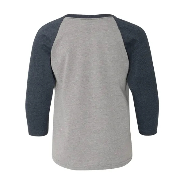 Youth CVC three-quarter sleeve raglan t-shirt with contrasting colors for body... from ASI 84358 S&S Activewear