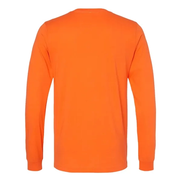 Adult long sleeve crewneck t-shirt with 2" rib cuffs. Blank product.... from ASI 84358 S&S Activewear