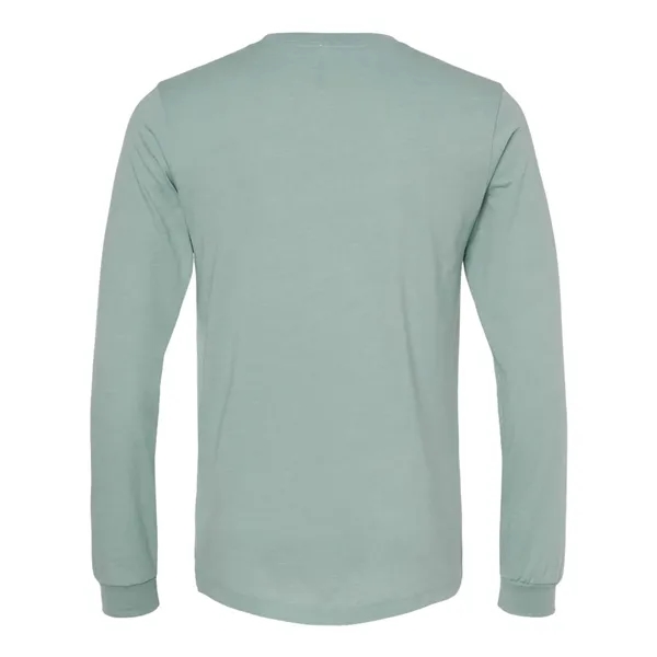 BELLA + CANVAS Unisex Heather CVC Long Sleeve Tee... from ASI 84358 S&S Activewear