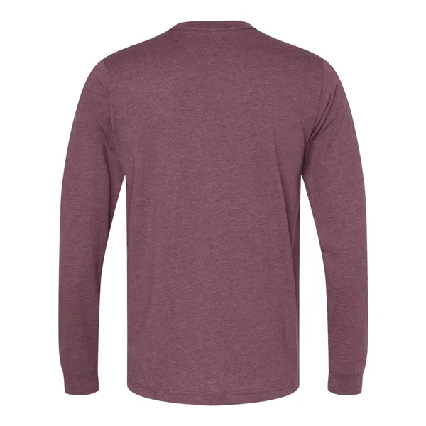 BELLA + CANVAS Unisex Heather CVC Long Sleeve Tee... from ASI 84358 S&S Activewear