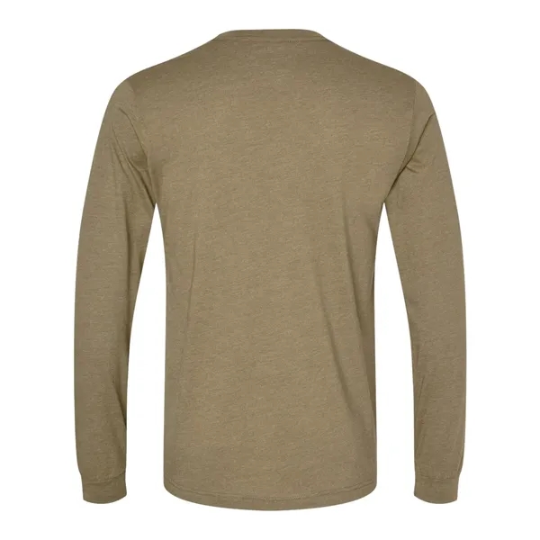 BELLA + CANVAS Unisex Heather CVC Long Sleeve Tee... from ASI 84358 S&S Activewear