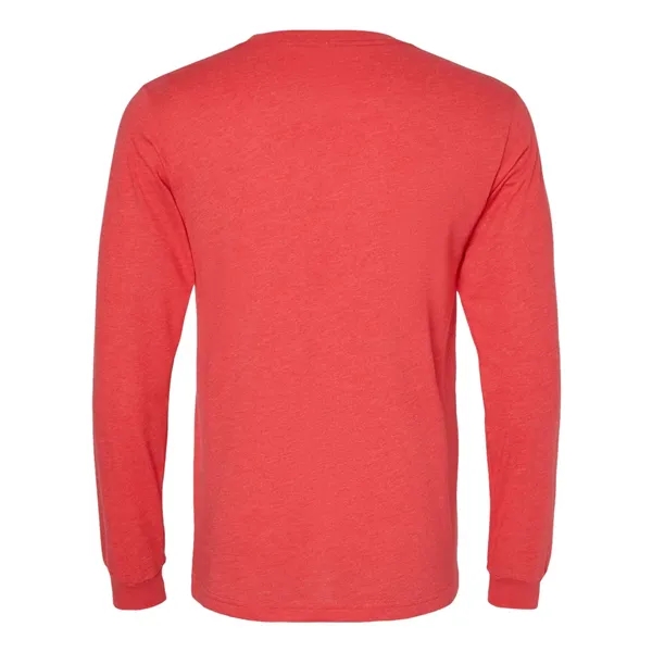 BELLA + CANVAS Unisex Heather CVC Long Sleeve Tee... from ASI 84358 S&S Activewear