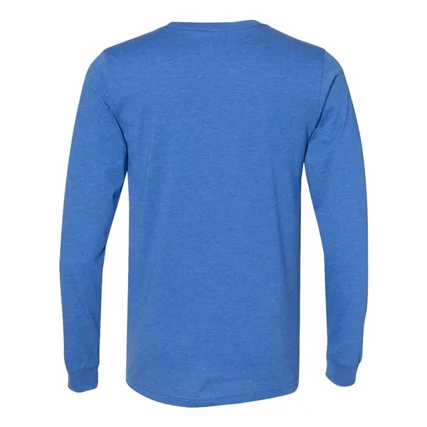 BELLA + CANVAS Unisex Heather CVC Long Sleeve Tee... from ASI 84358 S&S Activewear