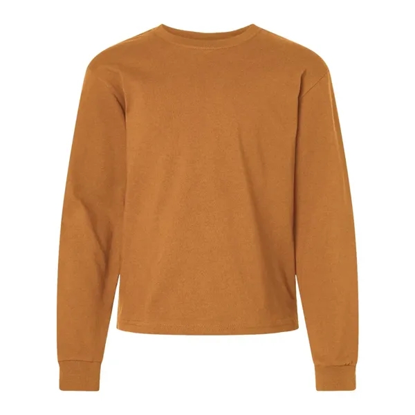 BELLA + CANVAS Youth 6oz. Heavyweight Long Sleeve Tee... from ASI 84358 S&S Activewear