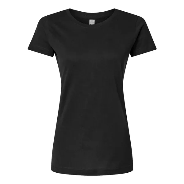 Women's fine jersey longer length T-shirt. Blank product.... from ASI 84358 S&S Activewear