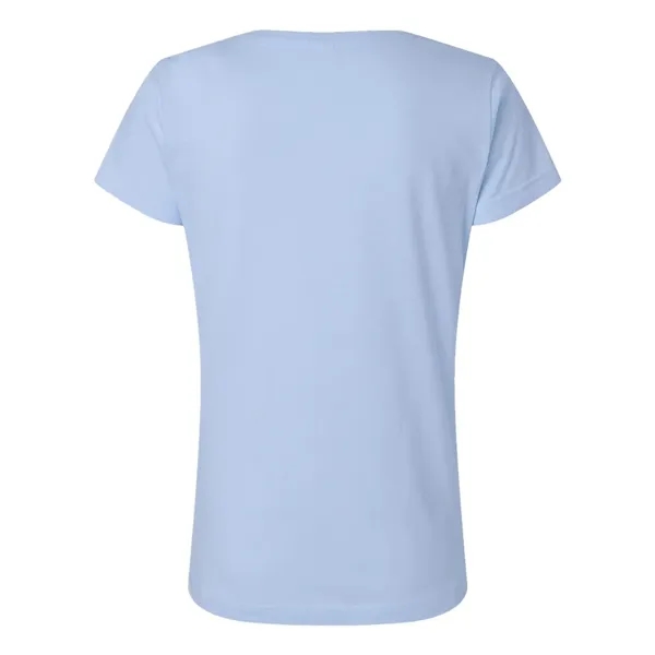 Women's fine jersey longer length T-shirt. Blank product.... from ASI 84358 S&S Activewear