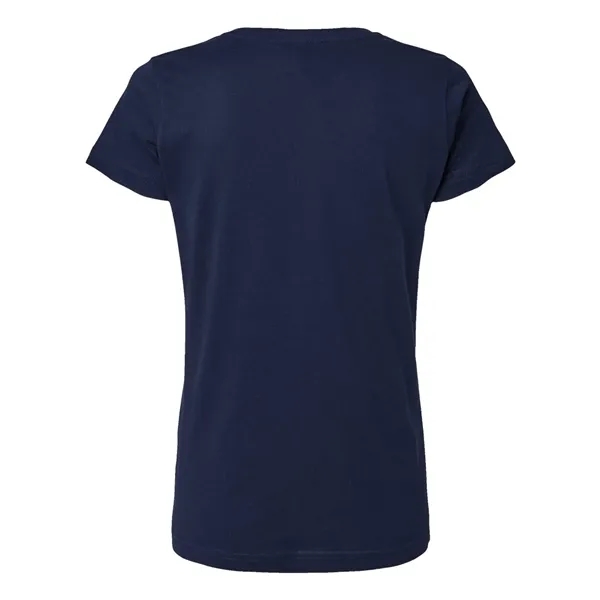 Women's fine jersey longer length T-shirt. Blank product.... from ASI 84358 S&S Activewear