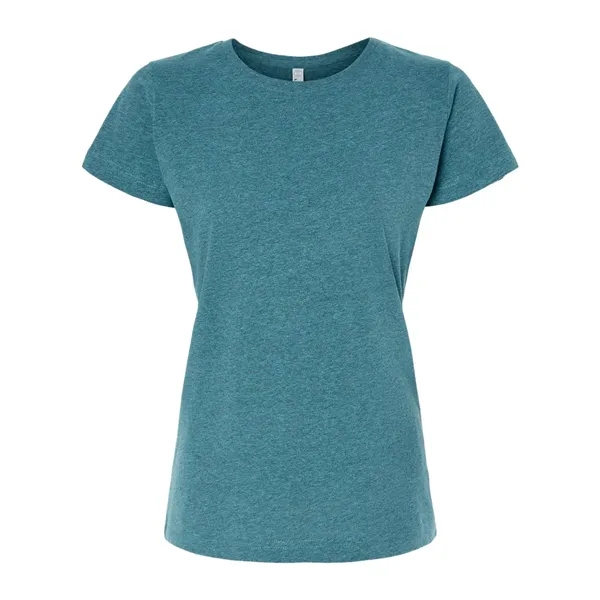 Women's fine jersey longer length T-shirt. Blank product.... from ASI 84358 S&S Activewear