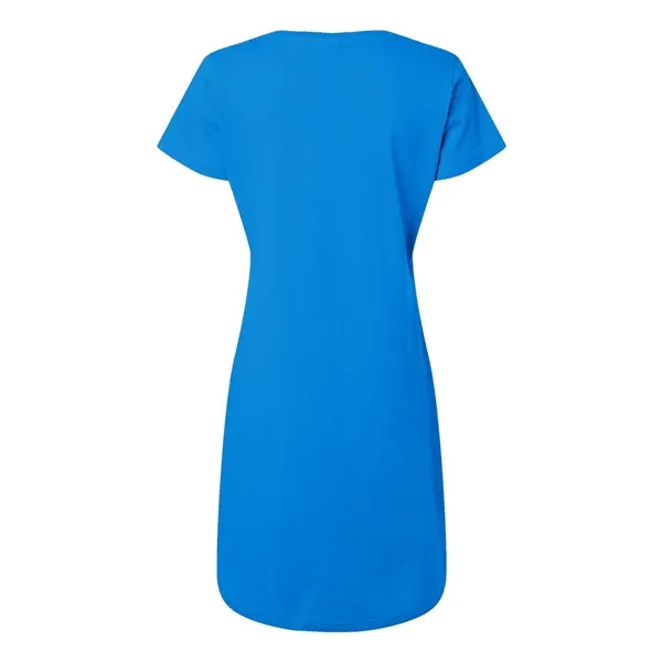 Women's fine jersey V-neck cover up. Blank product.... from ASI 84358 S&S Activewear