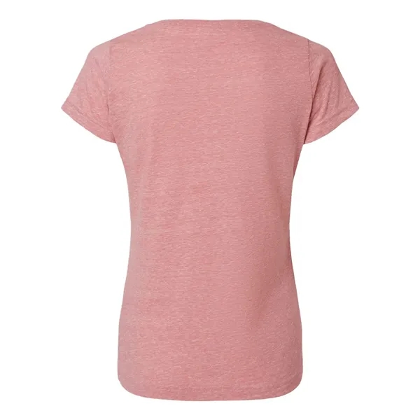 LAT Women's Harborside Melange V-Neck T-Shirt... from ASI 84358 S&S Activewear