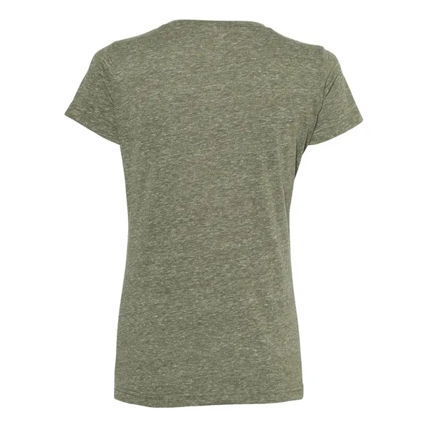LAT Women's Harborside Melange V-Neck T-Shirt... from ASI 84358 S&S Activewear