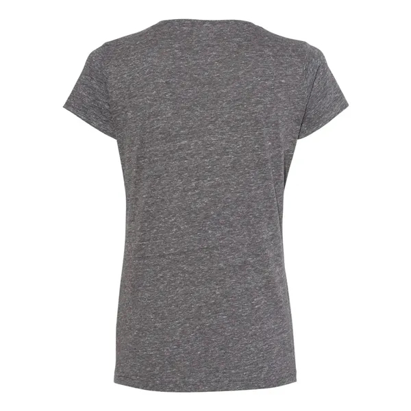 LAT Women's Harborside Melange V-Neck T-Shirt... from ASI 84358 S&S Activewear