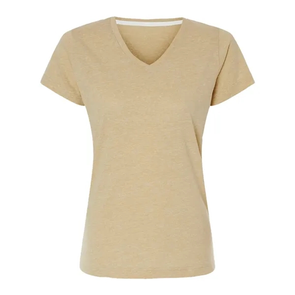 LAT Women's Harborside Melange V-Neck T-Shirt... from ASI 84358 S&S Activewear