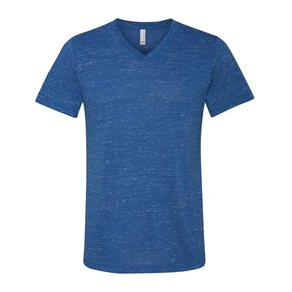 BELLA + CANVAS Unisex Textured Jersey V-Neck Tee... from ASI 84358 S&S Activewear