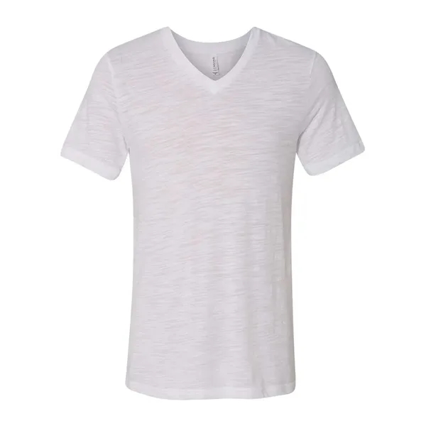 BELLA + CANVAS Unisex Textured Jersey V-Neck Tee... from ASI 84358 S&S Activewear