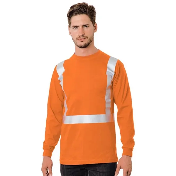 50/50 Hi-Visibility Pocket Long Sleeve Tee... from ASI 84358 S&S Activewear