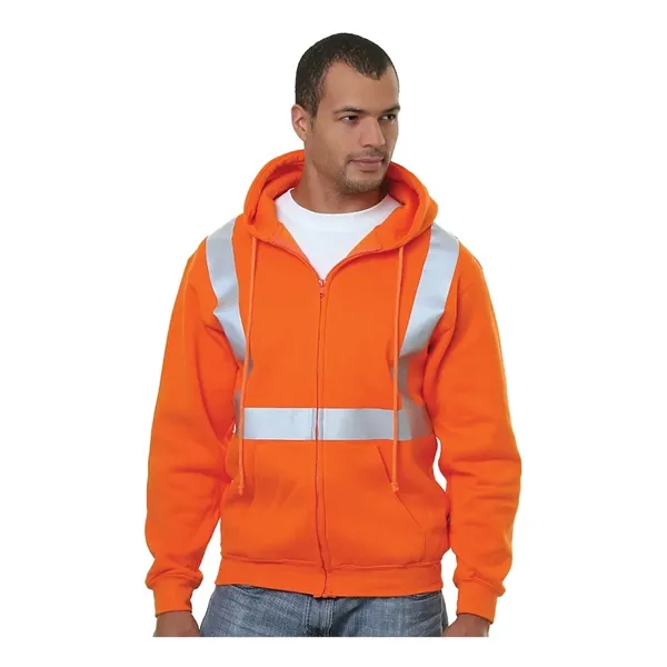 Hi-Visibility Full Zip Hooded Fleece... from ASI 84358 S&S Activewear