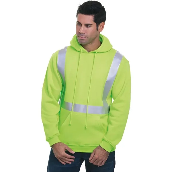 Hi-Visibility Hooded Pullover Fleece... from ASI 84358 S&S Activewear