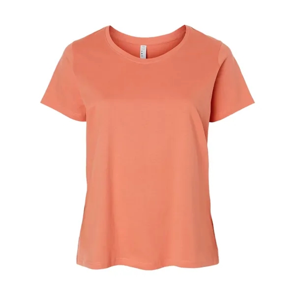LAT Curvy Collection Women's Fine Jersey Tee... from ASI 84358 S&S Activewear