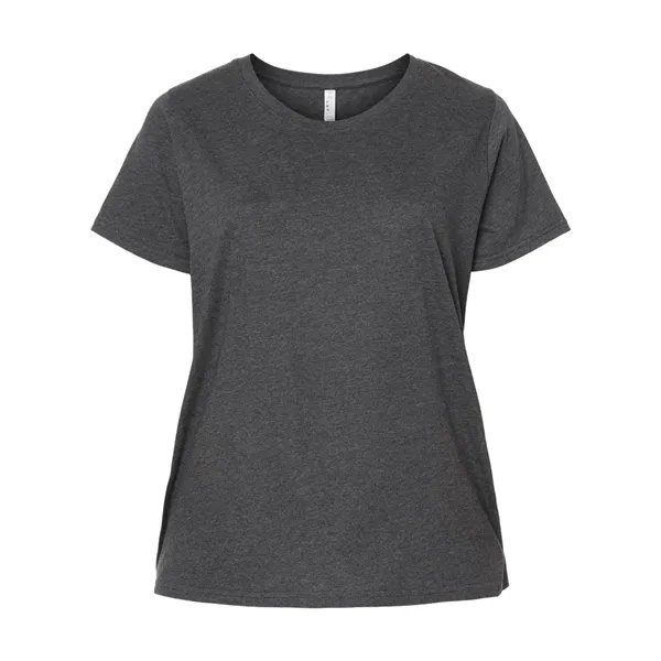 LAT Curvy Collection Women's Fine Jersey Tee... from ASI 84358 S&S Activewear