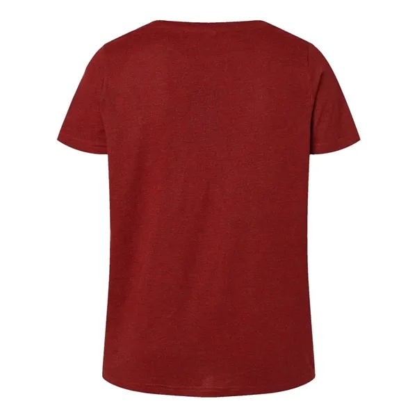 LAT Curvy Collection Women's Fine Jersey V-Neck Tee... from ASI 84358 S&S Activewear