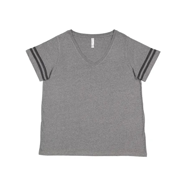 Curvy Collection Women's Vintage Football T-Shirt... from ASI 84358 S&S Activewear