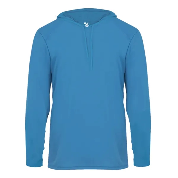 Long-sleeve hooded t-shirt with drawcord... from ASI 84358 S&S Activewear