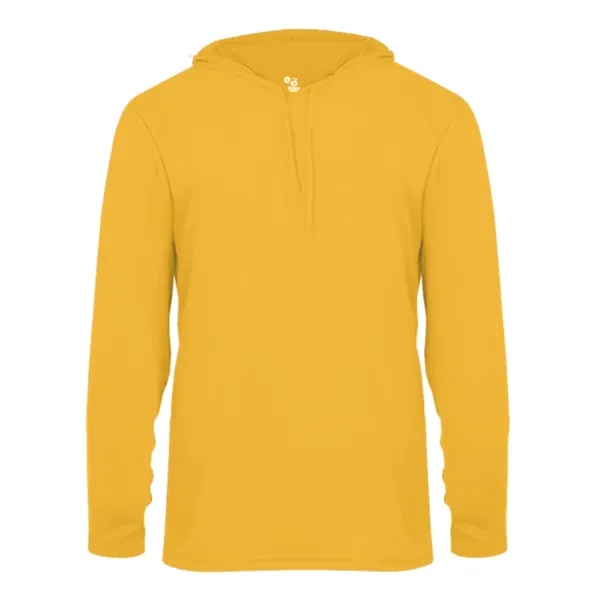 Long-sleeve hooded t-shirt with drawcord... from ASI 84358 S&S Activewear