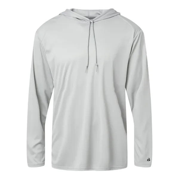 Long-sleeve hooded t-shirt with drawcord... from ASI 84358 S&S Activewear